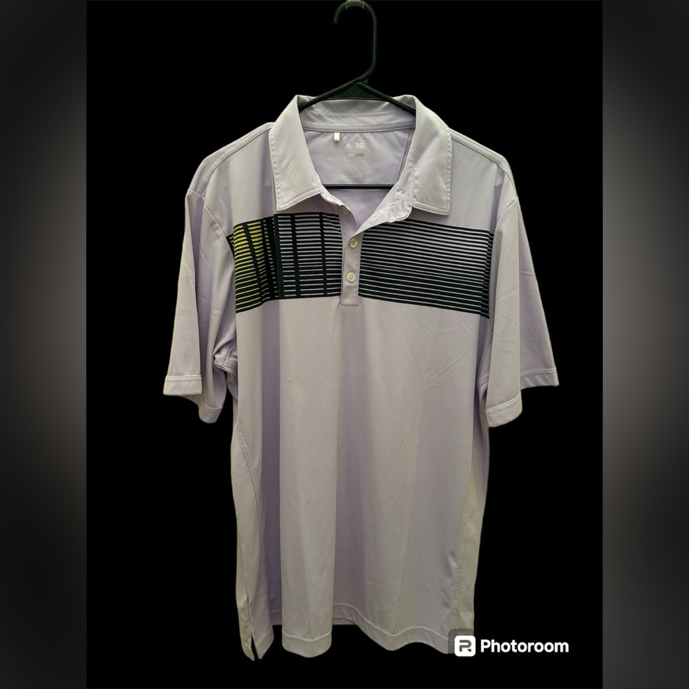 Adidas ClimaCool Lavender Polo, size L